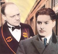 Robert Donat (right) in the 1935 film