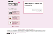 The BBC Programme Catalogue